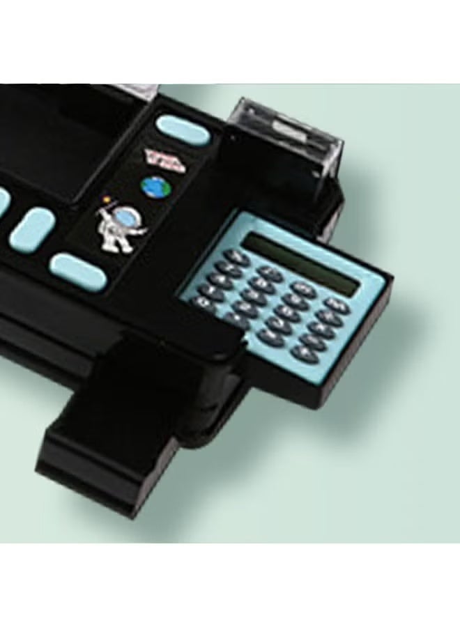 حقيبة أقلام متعددة الوظائف انبثاقية بنقوش فضائية رائد فضائي للأطفال - Image 3